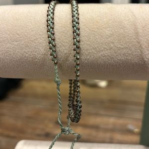 Hope handmade mint and copper ankle, wrist or necklace wrap